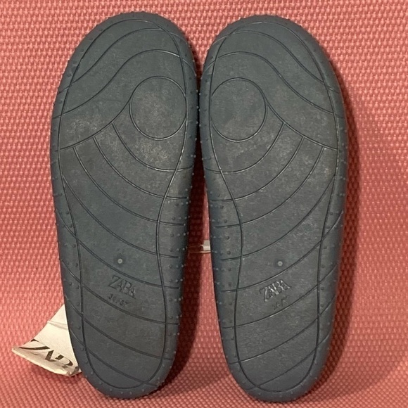 Zara Womens Blue Neoprene Flat Activity Shoes - Size EU 36/37 & US 6-6.5 NWT - Picture 7 of 9
